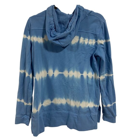 Vineyard Vines Women's Popover Shep Hoodie Tie Dyed Bimini Blue Size S - Picture 7 of 9